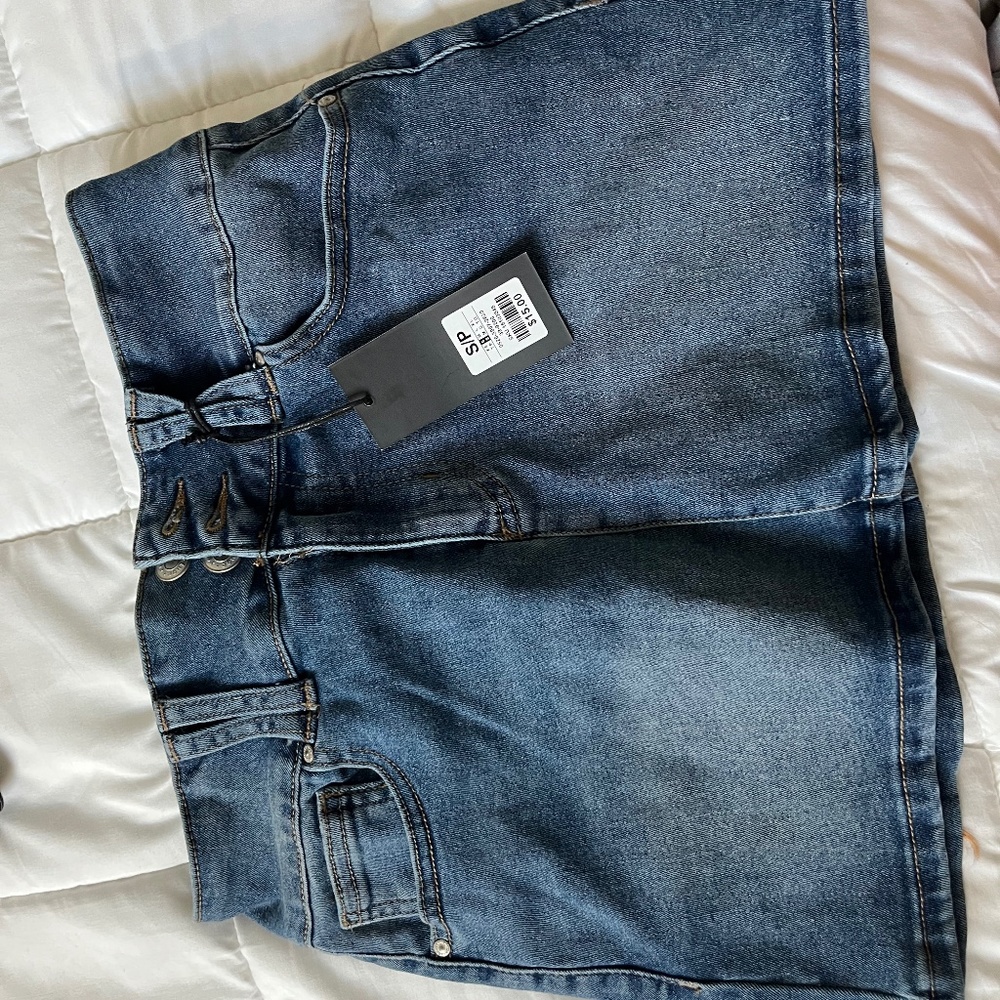 mini jean skirt